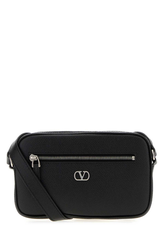 Black leather VLogo Signature crossbody bag Black VALENTINO GARAVANI (9Y2P0AW7UAG)
