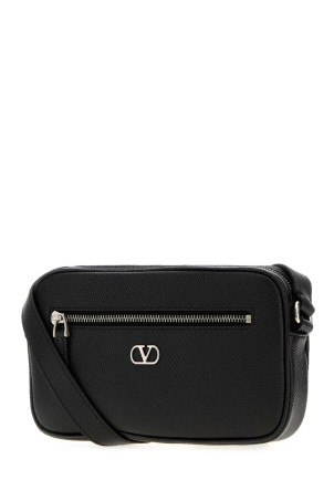 Black leather VLogo Signature crossbody bag Black VALENTINO GARAVANI (9Y2P0AW7UAG)