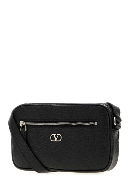 Black leather VLogo Signature crossbody bag Black VALENTINO GARAVANI (9Y2P0AW7UAG)