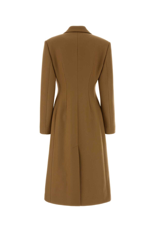 Biscuit wool blend coat Brown BALENCIAGA (A00285TUU43)
