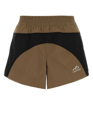 Biscuit tech fabric shorts Brown BALENCIAGA (A002BCTUO41)