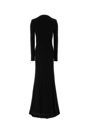 Black crepe long dress TOM FORD (ABJ906FAX162)