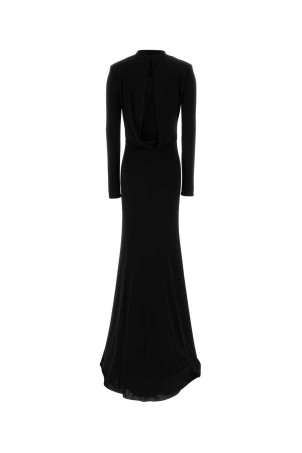 Black crepe long dress TOM FORD (ABJ906FAX162)