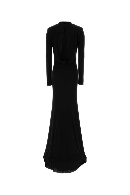 Black crepe long dress TOM FORD (ABJ906FAX162)