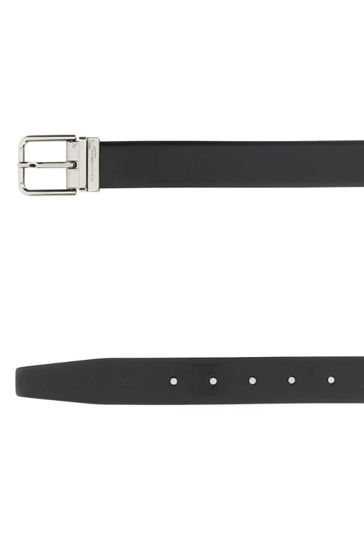Black leather belt Black DOLCE & GABBANA (BC4703AI935)