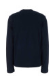 Midnight blue cotton t-shirt Fuchsia AMI (BFUTS235724)