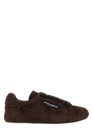 Dark brown suede Portofino sneakers DOLCE & GABBANA (CS2471A0981)