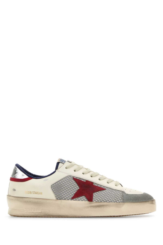 Multicolor leather and mesh Stardan sneakers GOLDEN GOOSE DELUXE BRAND (GMF00667F007556)
