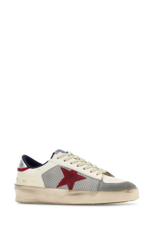 Multicolor leather and mesh Stardan sneakers GOLDEN GOOSE DELUXE BRAND (GMF00667F007556)