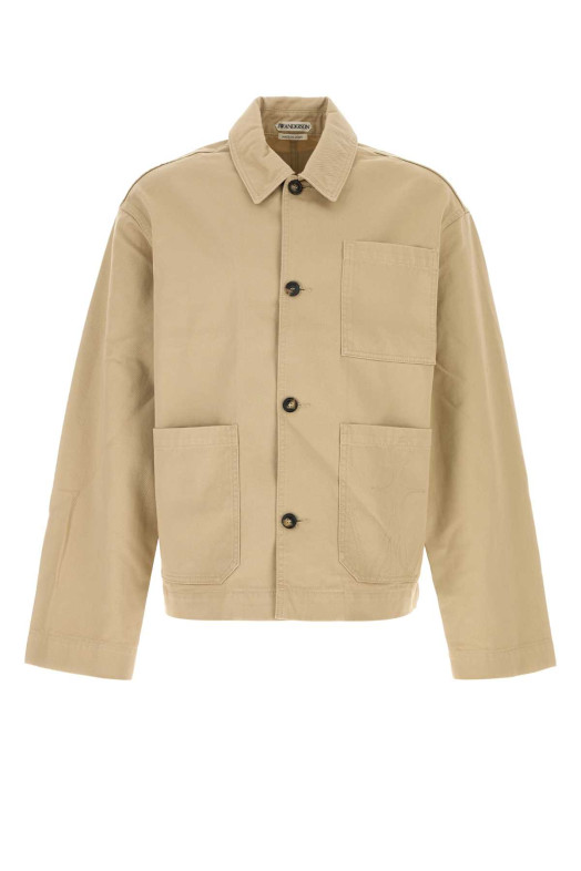Cappuccino cotton jacket Black JW ANDERSON (JK0420PG1933)