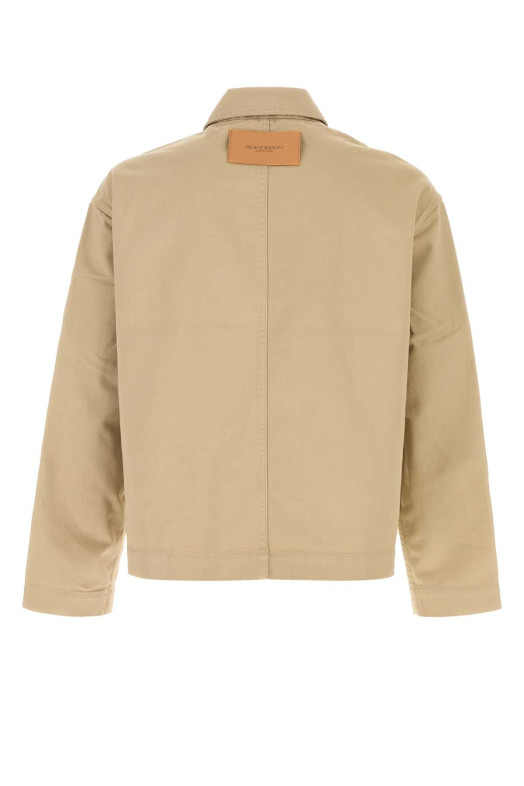 Cappuccino cotton jacket Black JW ANDERSON (JK0420PG1933)
