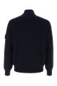 Midnight blue cotton cardigan Black STONE ISLAND (L2S155100126S00D8)