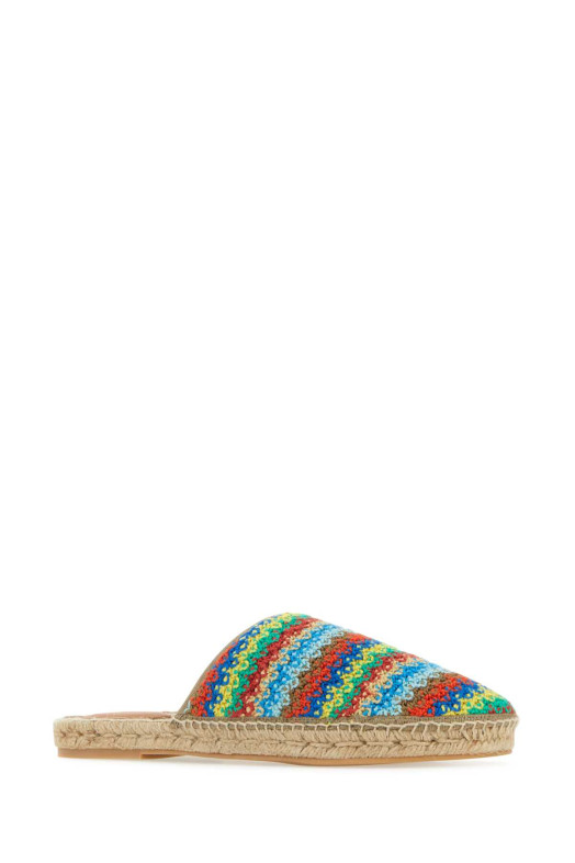 Multicolor crochet Over The Rainbow espadrilles ALANUI (LMIB001S23FAB001)