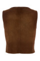 Кофтина з коричневої замші MIU MIU (MPT333SOOO19QL)