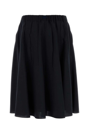 Dark blue wool blend skirt Blue PRADA (P10C2SOOO17LK)