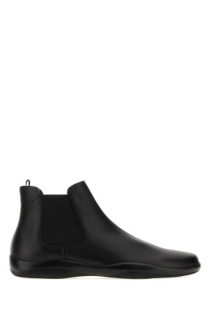 Black leather ankle boots Black PRADA (PS1186FD001070)