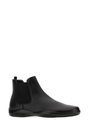 Black leather ankle boots Black PRADA (PS1186FD001070)