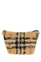 Embroidered raffia beauty case BURBERRY (8124539)