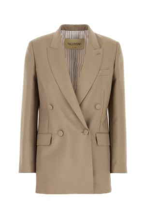 Cappuccino mohair blend blazer VALENTINO GARAVANI (9B3CE5V5A6D)