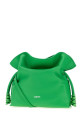 Мини-клатч LOEWE «Фламенко» из кожи травянисто-зелёного цвета (A411FC2XB0)