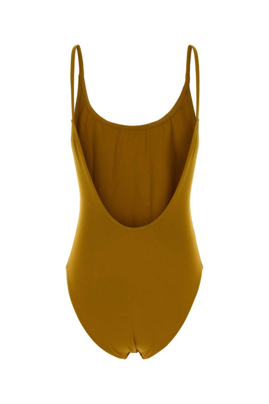 Mustard stretch nylon Decouverte swimsuit ERES (012601)