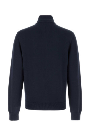 Dark blue cotton blend cardigan VERSACE (10187181A12912)
