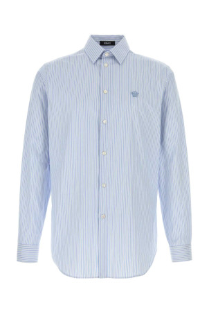 Embroidered poplin shirt VERSACE (10188741A16476)