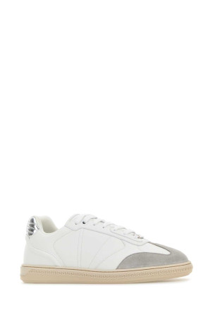 White leather Greca Court sneakers VERSACE (10218631A17247)