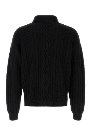 Black cardigan wool VERSACE (10221791A16354)