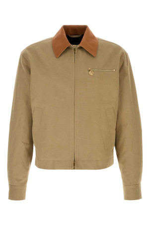 Cappuccino cotton jacket VERSACE (10222441A16802)