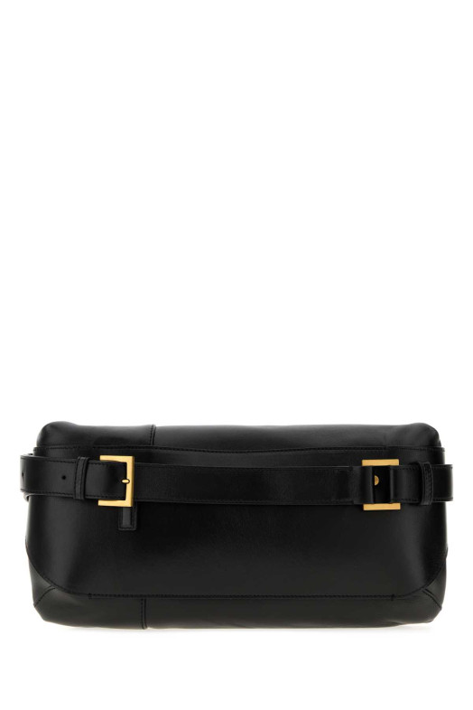 Поясная сумка Lou из чёрной кожи наппа VERSACE (10232581A17449)
