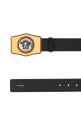 Черный кожаный ремень VERSACE (1024409DVTP1)
