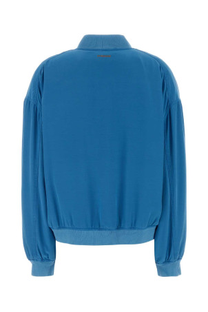 Light-blue poplin jacket VERSACE (10250751A18101)