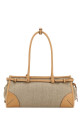 Two-tone canvas and leather medium Prada Bonnie shoulder bag PRADA (1BA426VOTMP0E)