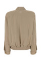 Beige cotton blend bomber jacket Beige MAGDA BUTRYM (223426)