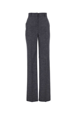Melange blue wool blend Eziana pant Blue MM STUDIO (2526136041600)