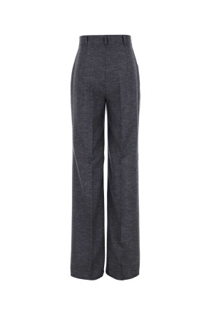 Melange blue wool blend Eziana pant Blue MM STUDIO (2526136041600)