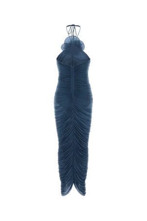 Air force blue stretch jersey dress Blue MAGDA BUTRYM (267526)