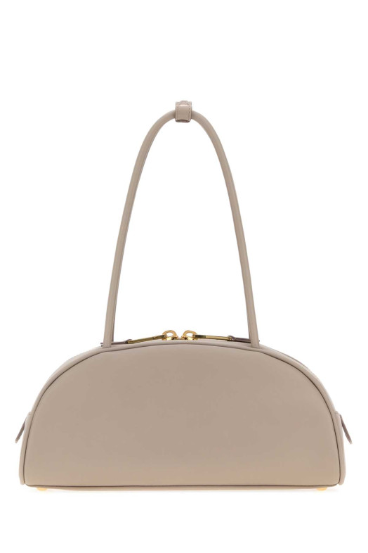 Dove grey leather Beau shoulder bag MIU MIU (5BB1932CRW)