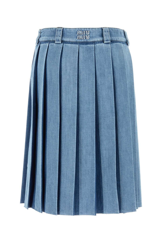 Denim skirt MIU MIU (GWD279S23117GG)