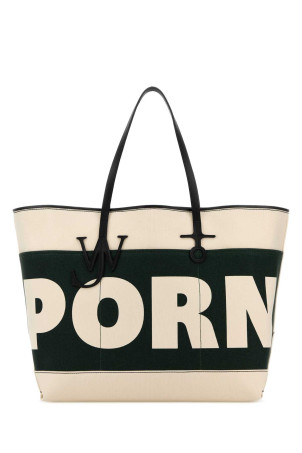 Ivory canvas Anchor XL shopping bag JW ANDERSON (HB0790FA0545)