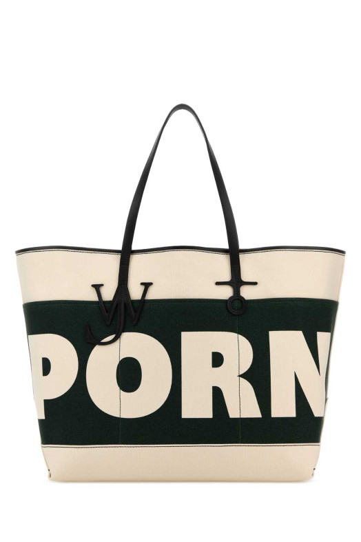 Ivory canvas Anchor XL shopping bag JW ANDERSON (HB0790FA0545)