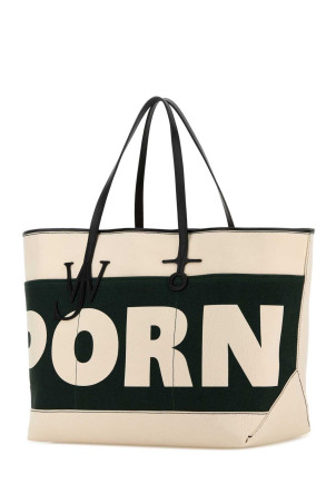 Ivory canvas Anchor XL shopping bag JW ANDERSON (HB0790FA0545)