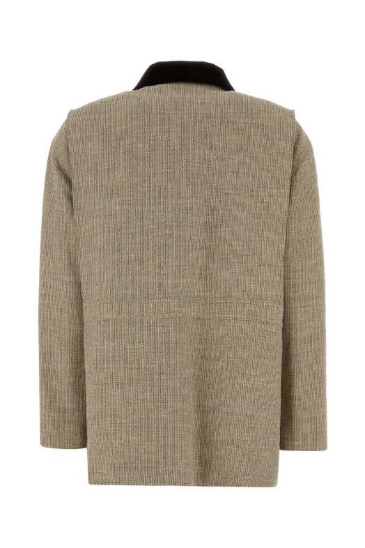 Cappuccino cotton blend jacket BLAZE (JKAJS01IMRS)