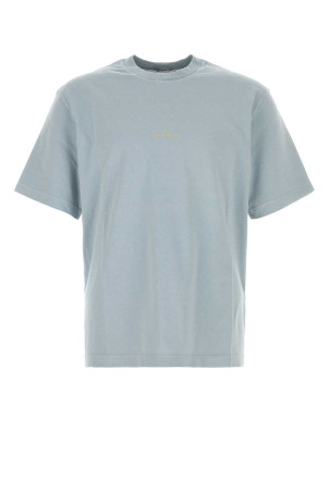 Powder blue cotton t-shirt STONE ISLAND (L2S152100001S0534)