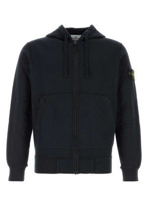 Midnight blue cotton sweatshirt Black STONE ISLAND (L2S156100061S0051)