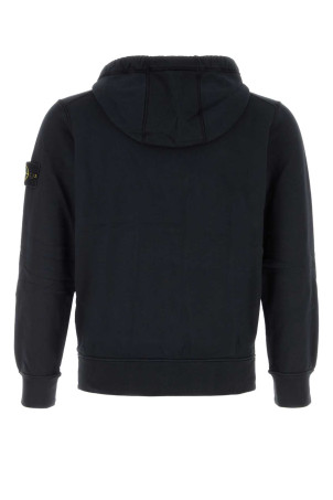 Midnight blue cotton sweatshirt Black STONE ISLAND (L2S156100061S0051)