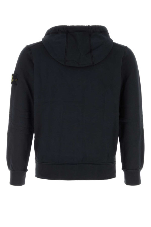 Midnight blue cotton sweatshirt Black STONE ISLAND (L2S156100061S0051)