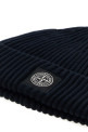 Шерстяная шапка темно-синего цвета Black STONE ISLAND (L2S15N100002S00C3)