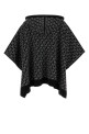 Embroidered wool blend poncho White/Black MICHAEL BY MICHAEL KORS (MT561CCK87)